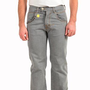 Gianfranco Ferre GF  Men's Gray Embellished Jeans US 32 IT 46